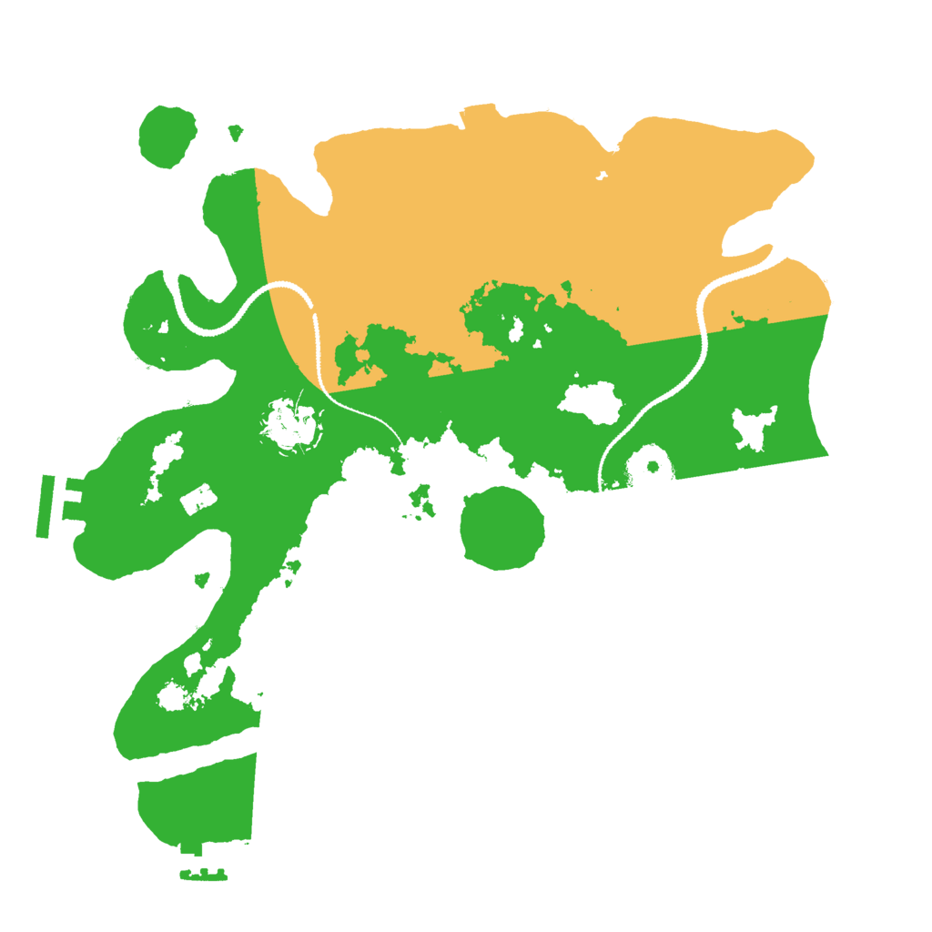 Biome Rust Map: Procedural Map, Size: 3000, Seed: 67367