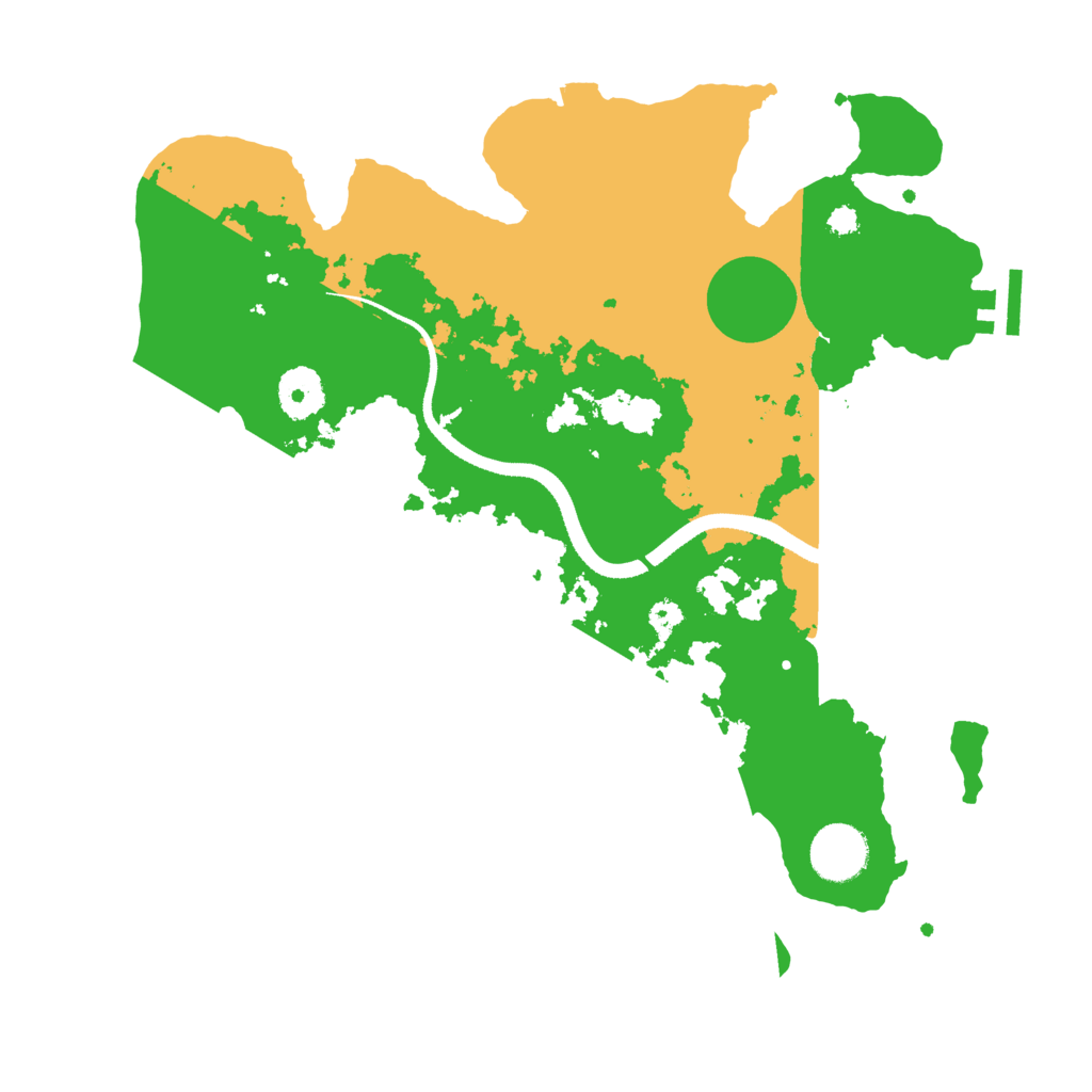 Biome Rust Map: Procedural Map, Size: 3350, Seed: 403108181