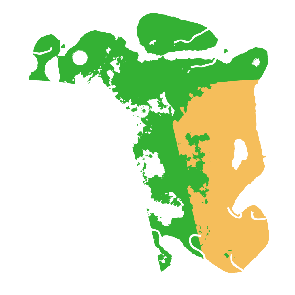 Biome Rust Map: Procedural Map, Size: 3500, Seed: 129895440