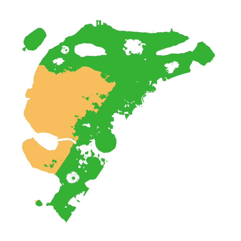 Biome Rust Map: Procedural Map, Size: 3000, Seed: 124684222