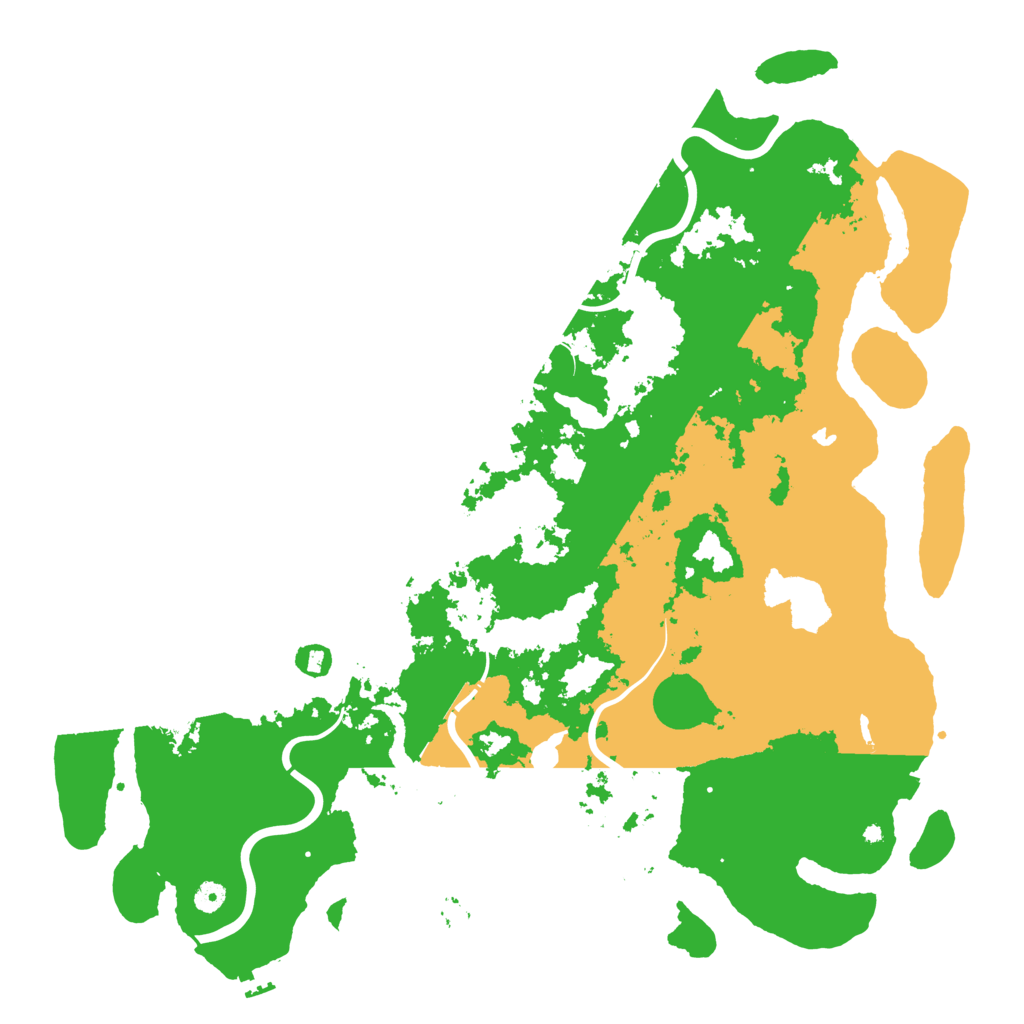Biome Rust Map: Procedural Map, Size: 5000, Seed: 819631715