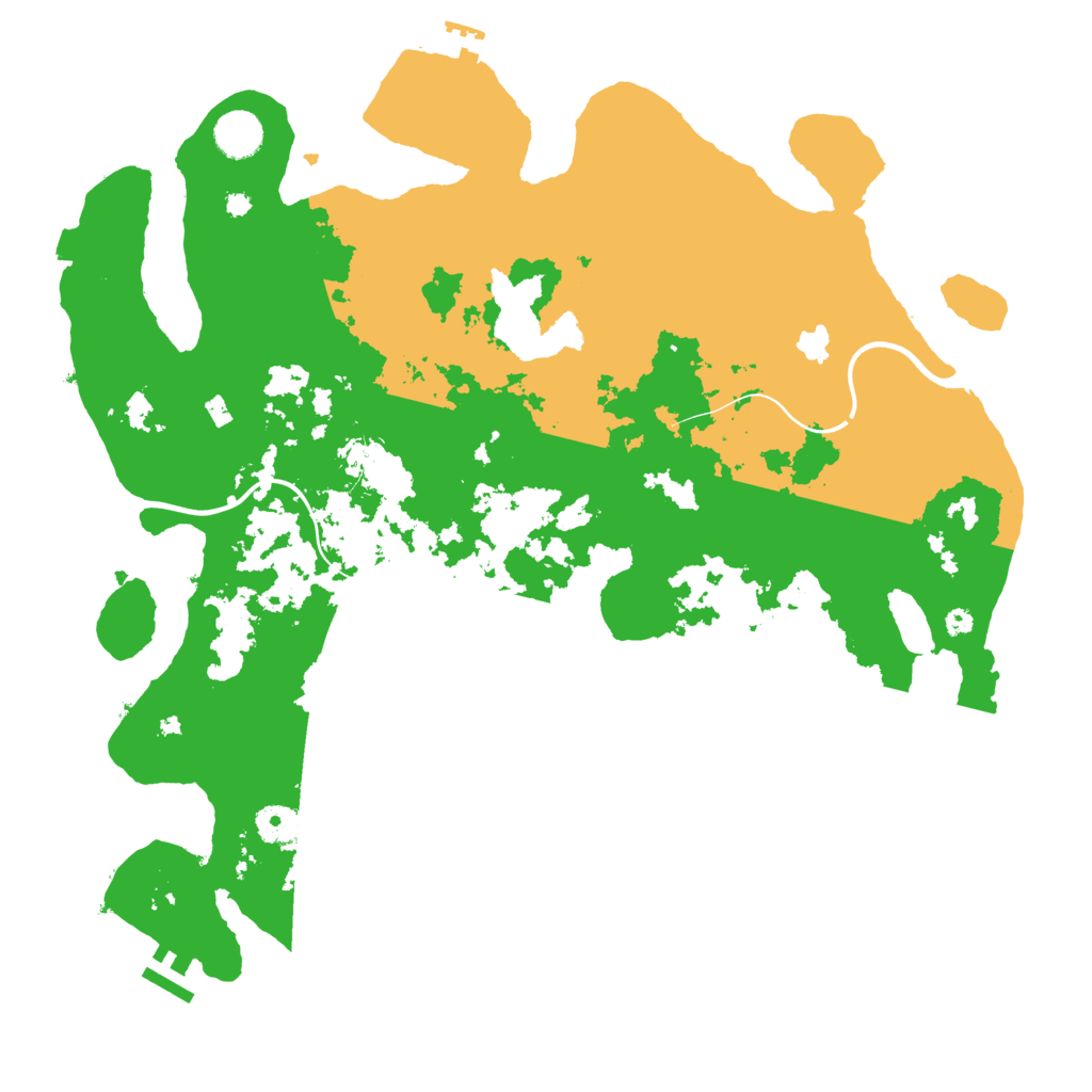 Biome Rust Map: Procedural Map, Size: 4000, Seed: 285285