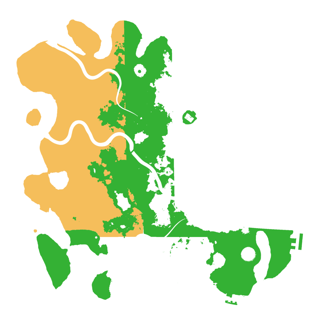 Biome Rust Map: Procedural Map, Size: 3900, Seed: 1733043957