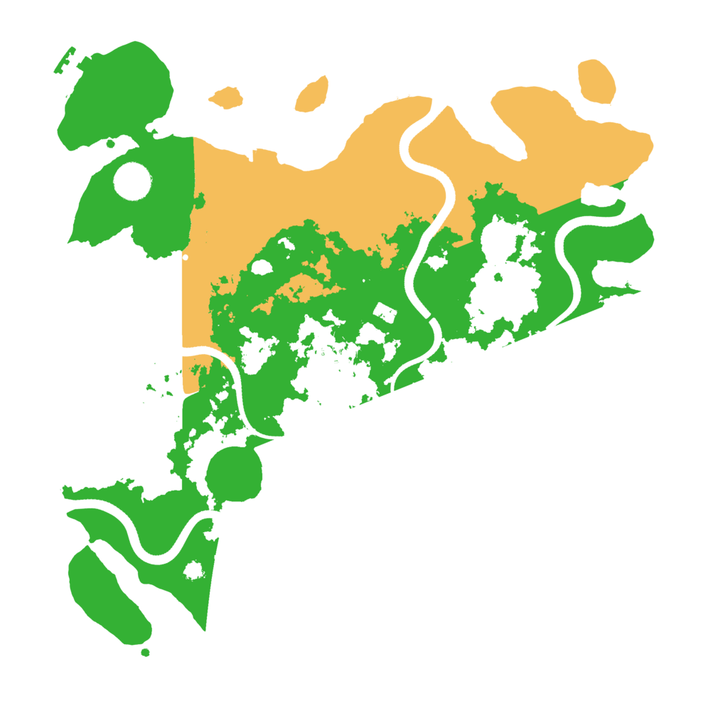 Biome Rust Map: Procedural Map, Size: 3500, Seed: 335825754