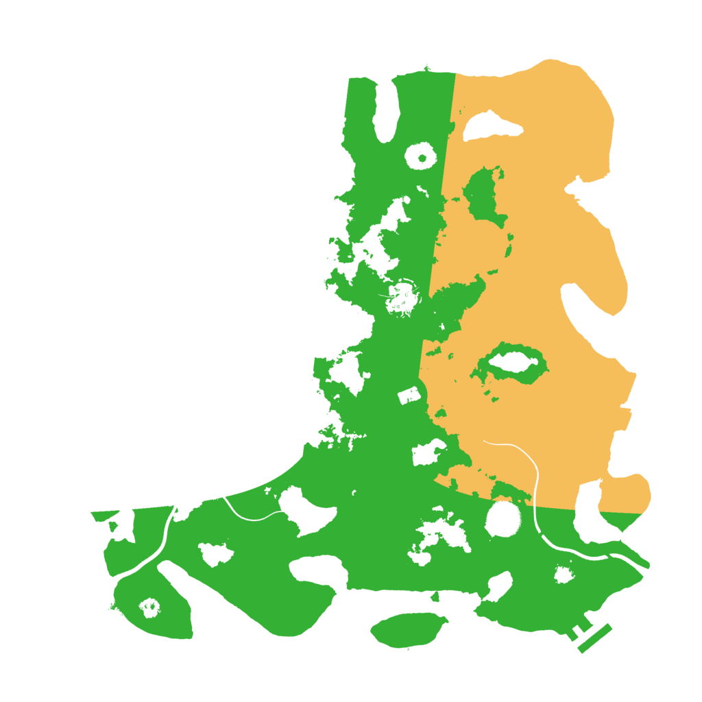 Biome Rust Map: Procedural Map, Size: 3600, Seed: 56190131