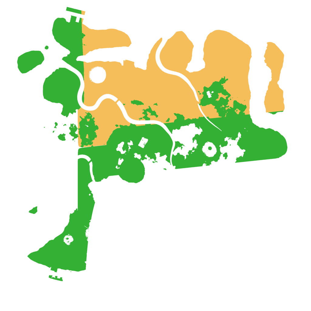 Biome Rust Map: Procedural Map, Size: 3300, Seed: 321699587