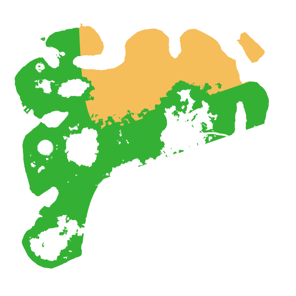 Biome Rust Map: Procedural Map, Size: 3400, Seed: 41487158