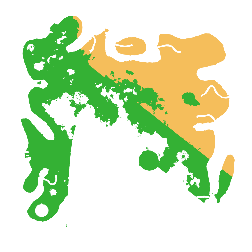 Biome Rust Map: Procedural Map, Size: 3400, Seed: 36286974