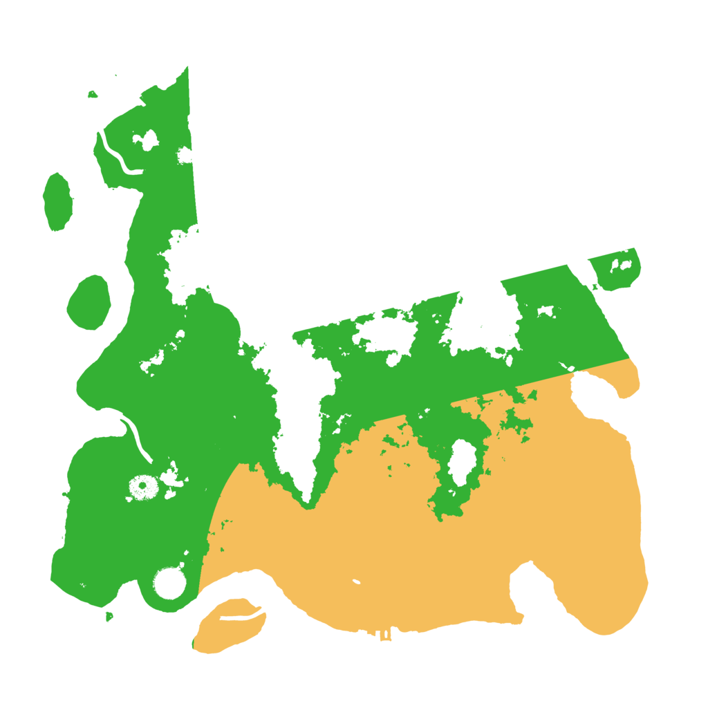 Biome Rust Map: Procedural Map, Size: 3900, Seed: 70691138