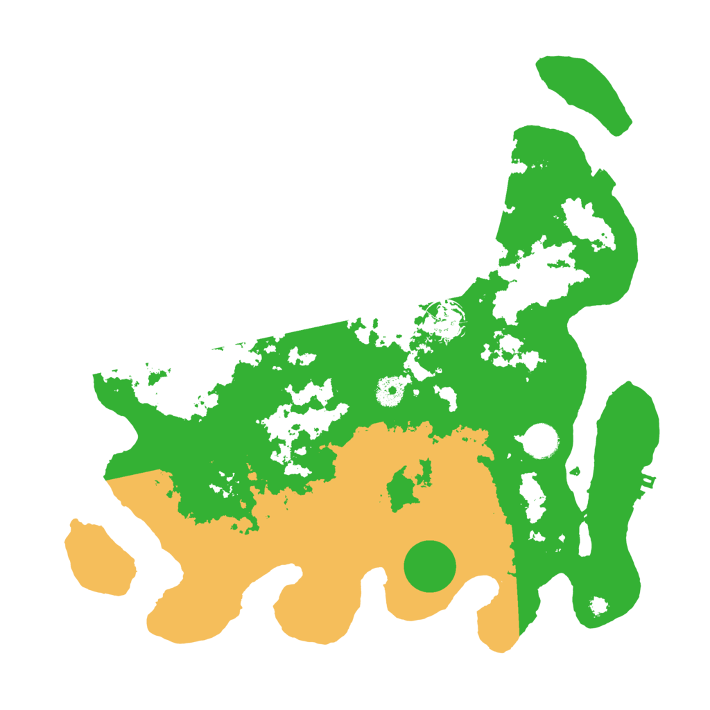 Biome Rust Map: Procedural Map, Size: 3600, Seed: 4685567