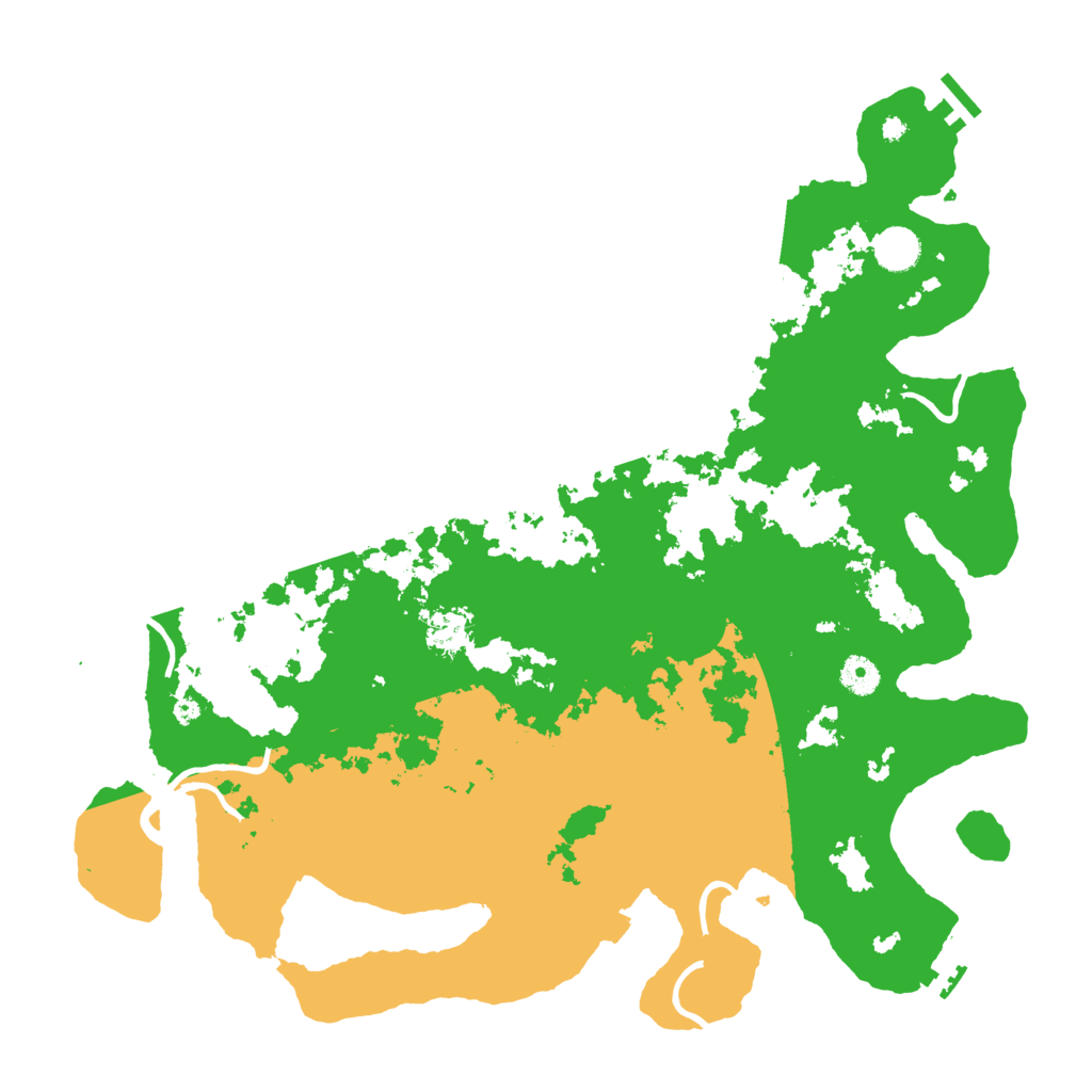 Biome Rust Map: Procedural Map, Size: 4250, Seed: 25528