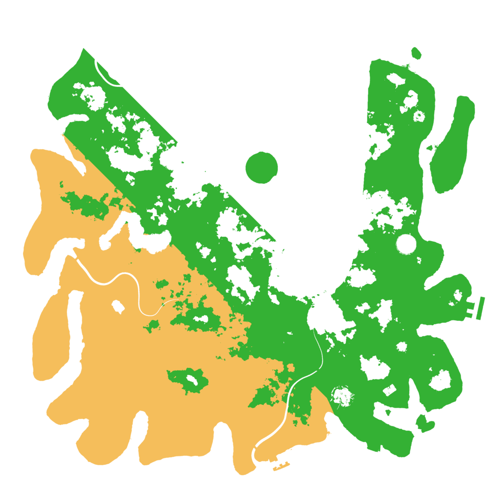 Biome Rust Map: Procedural Map, Size: 4400, Seed: 8801339