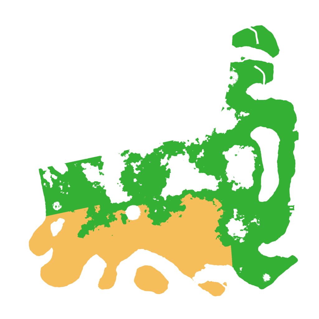 Biome Rust Map: Procedural Map, Size: 3900, Seed: 10748711