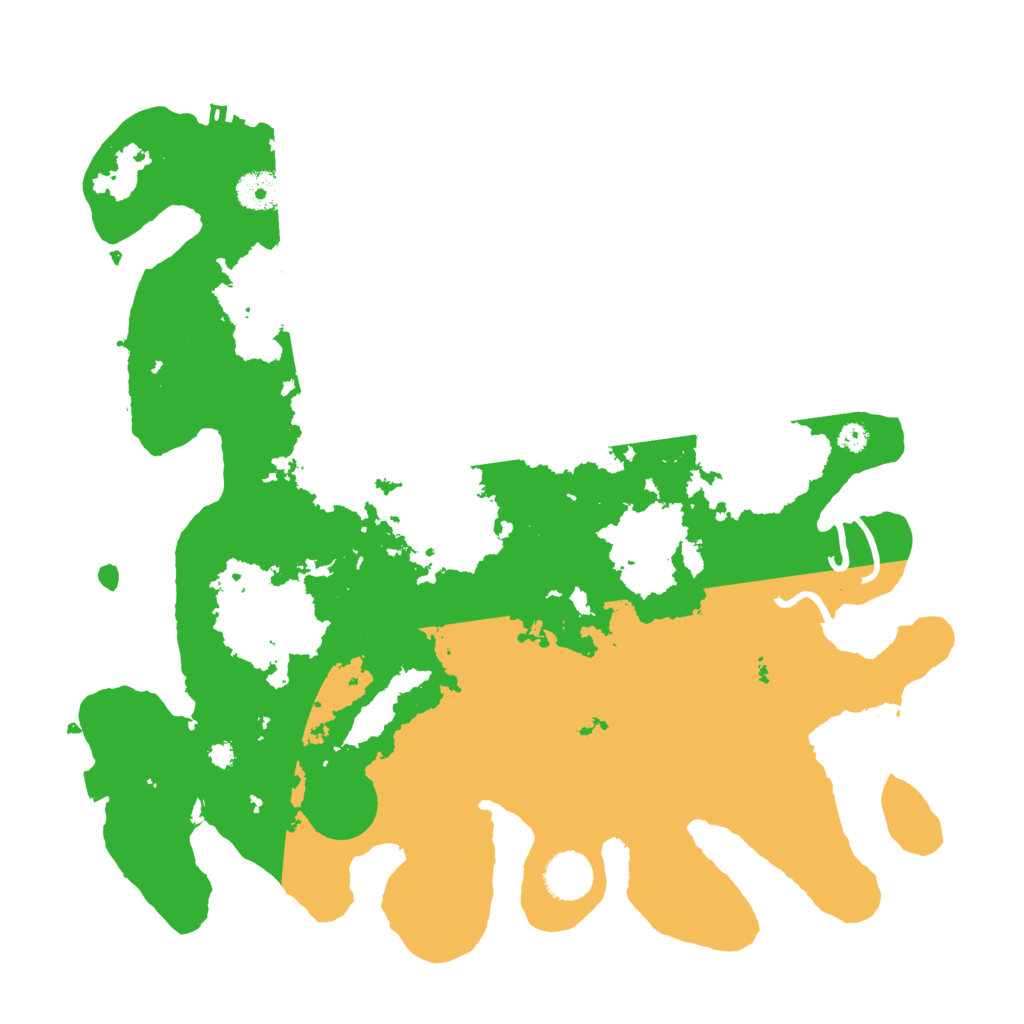 Biome Rust Map: Procedural Map, Size: 3700, Seed: 25433430