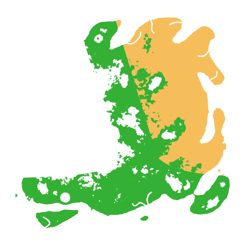 Biome Rust Map: Procedural Map, Size: 4300, Seed: 25031165