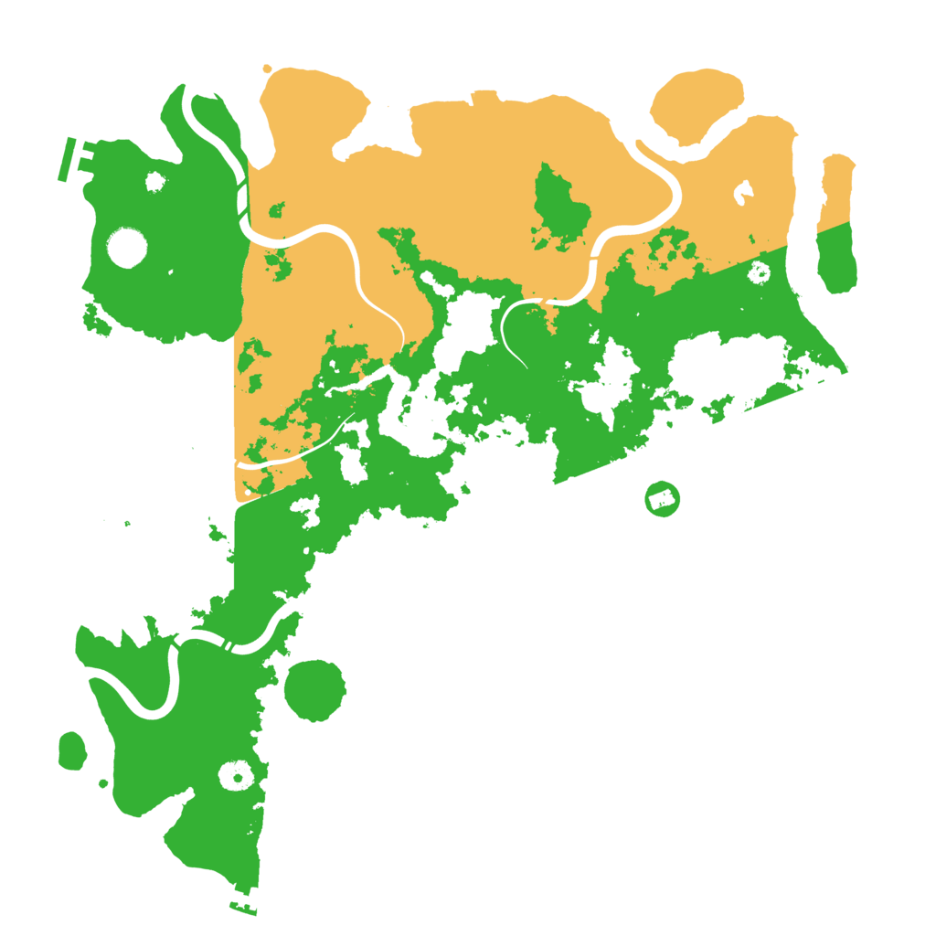 Biome Rust Map: Procedural Map, Size: 4250, Seed: 291836