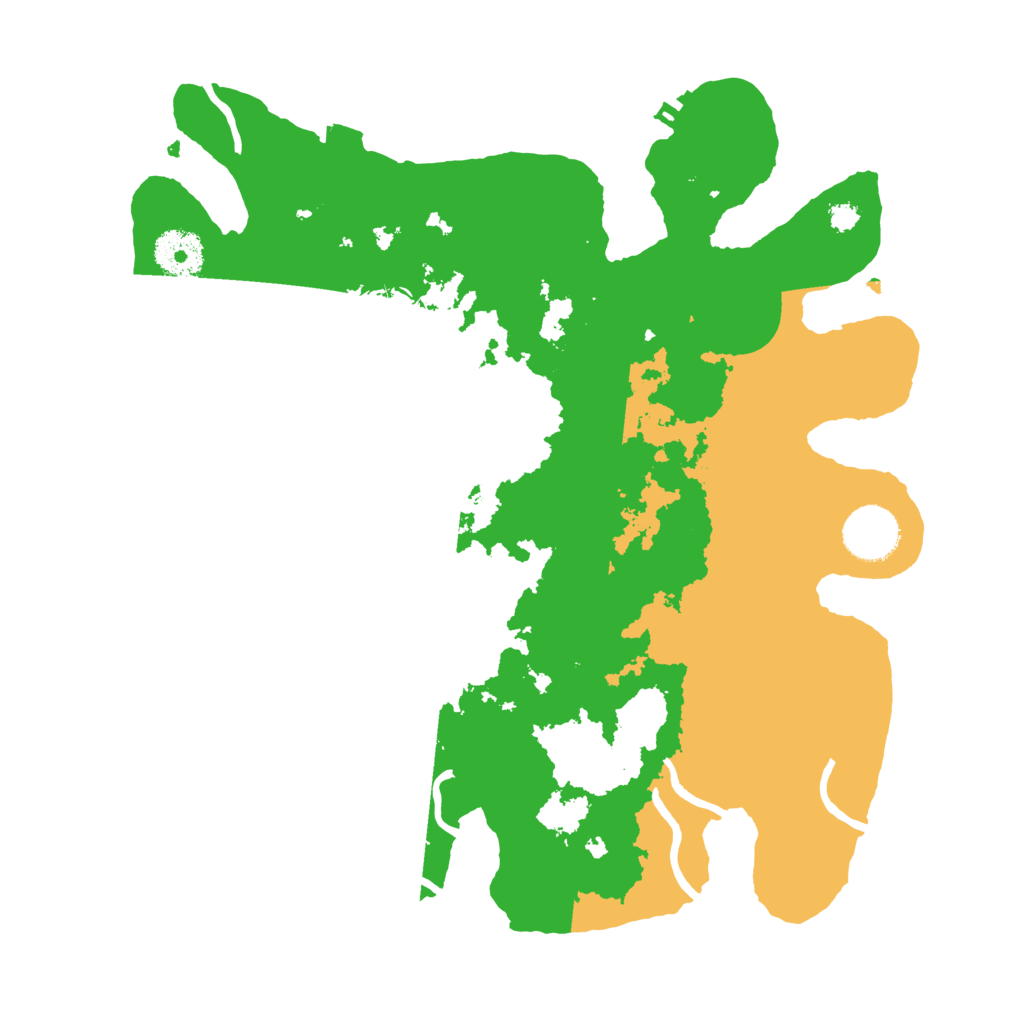 Biome Rust Map: Procedural Map, Size: 3250, Seed: 30005