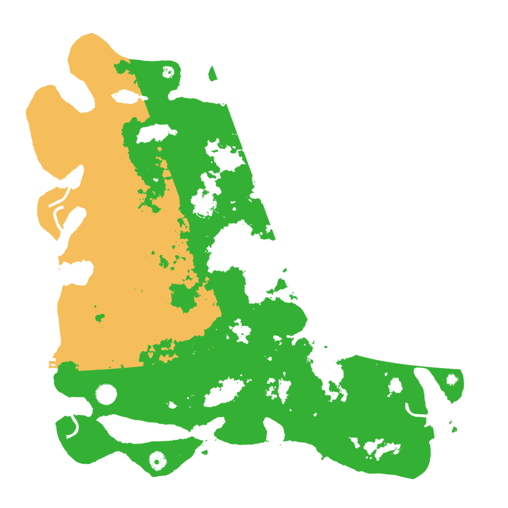 Biome Rust Map: Procedural Map, Size: 4300, Seed: 59511912