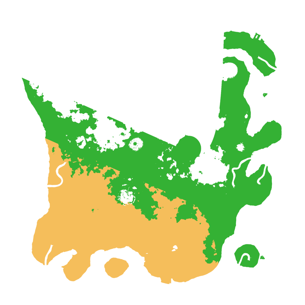 Biome Rust Map: Procedural Map, Size: 3500, Seed: 7901097