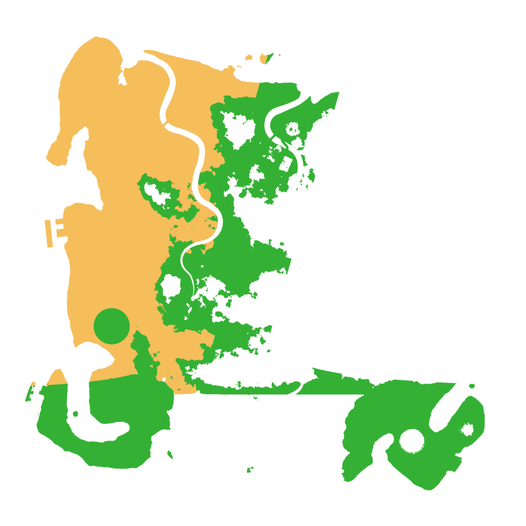 Biome Rust Map: Procedural Map, Size: 3850, Seed: 78503255