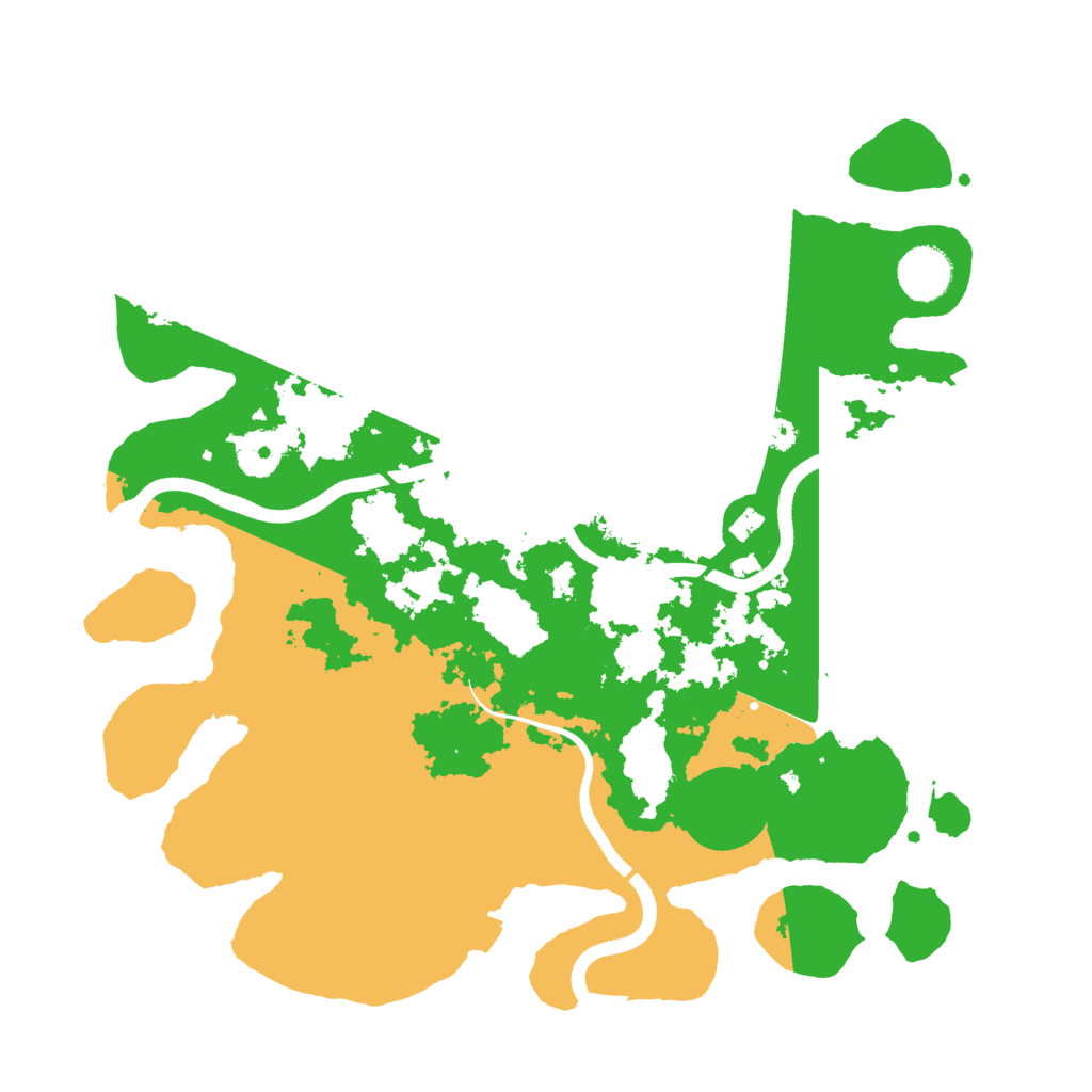 Biome Rust Map: Procedural Map, Size: 3550, Seed: 71381861