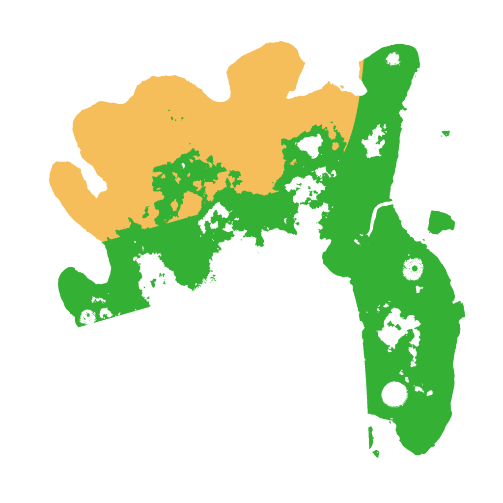 Biome Rust Map: Procedural Map, Size: 3500, Seed: 121315428