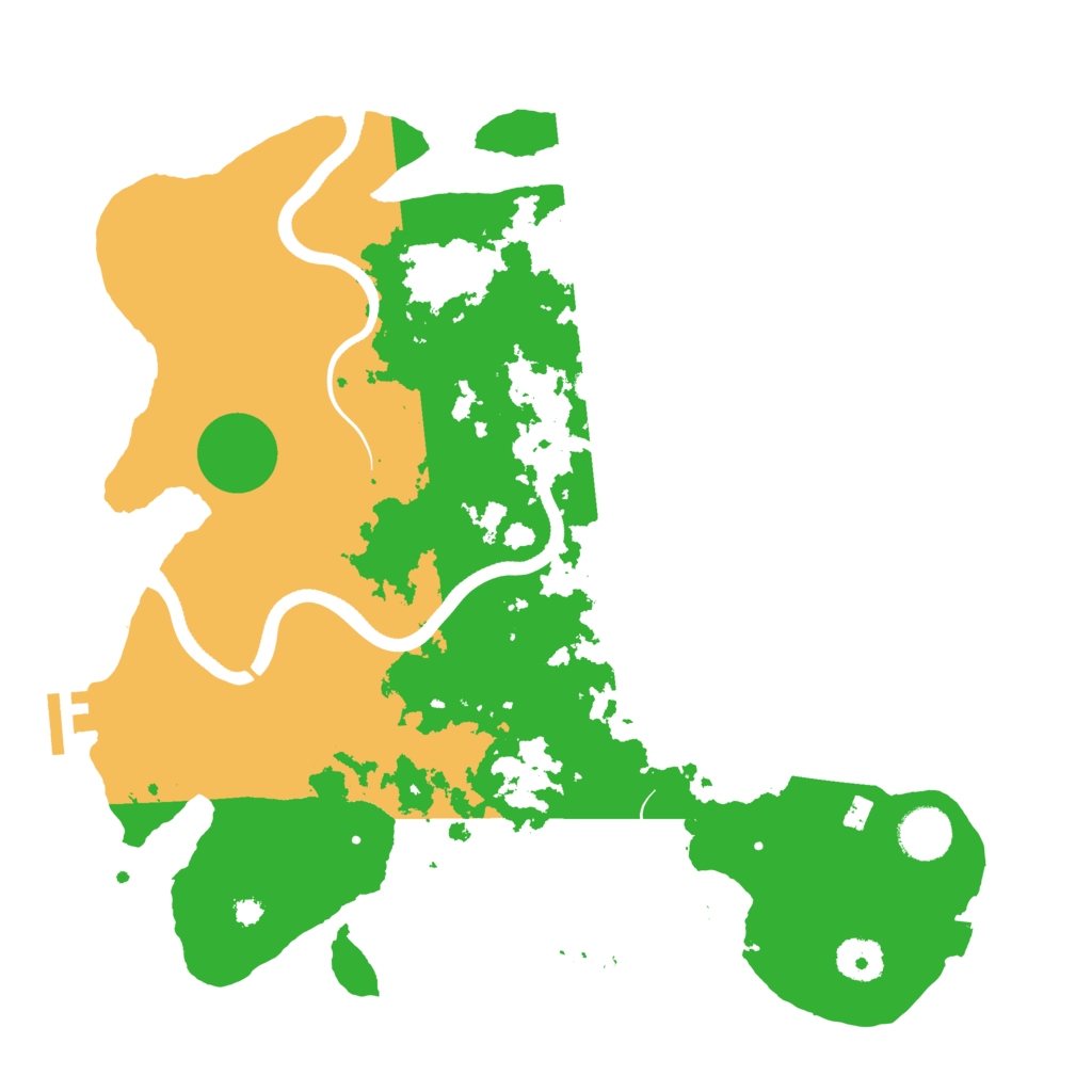 Biome Rust Map: Procedural Map, Size: 3600, Seed: 6059389
