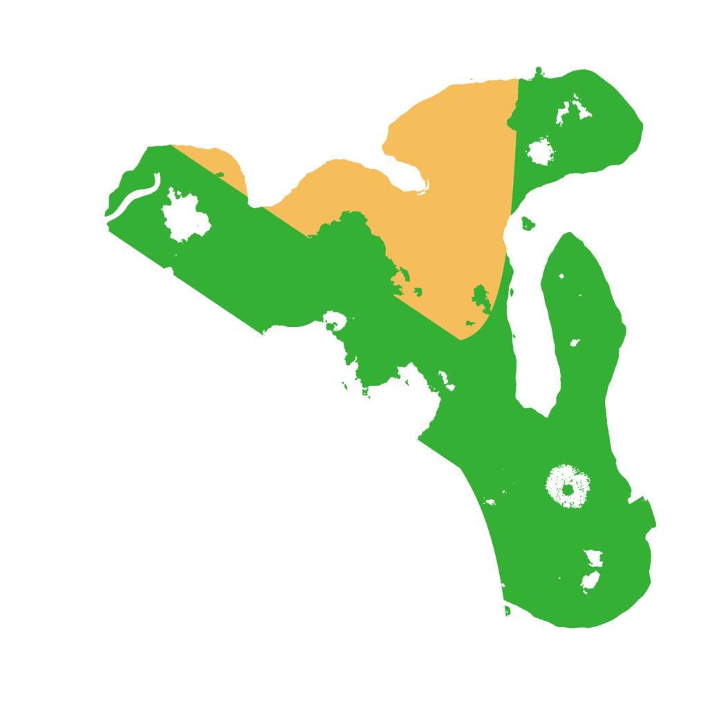 Biome Rust Map: Procedural Map, Size: 2500, Seed: 16593014