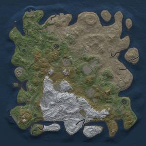 Thumbnail Rust Map: Procedural Map, Size: 4250, Seed: 1646133966, 19 Monuments