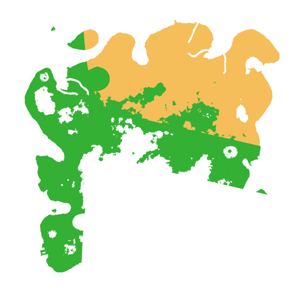 Biome Rust Map: Procedural Map, Size: 3500, Seed: 495741