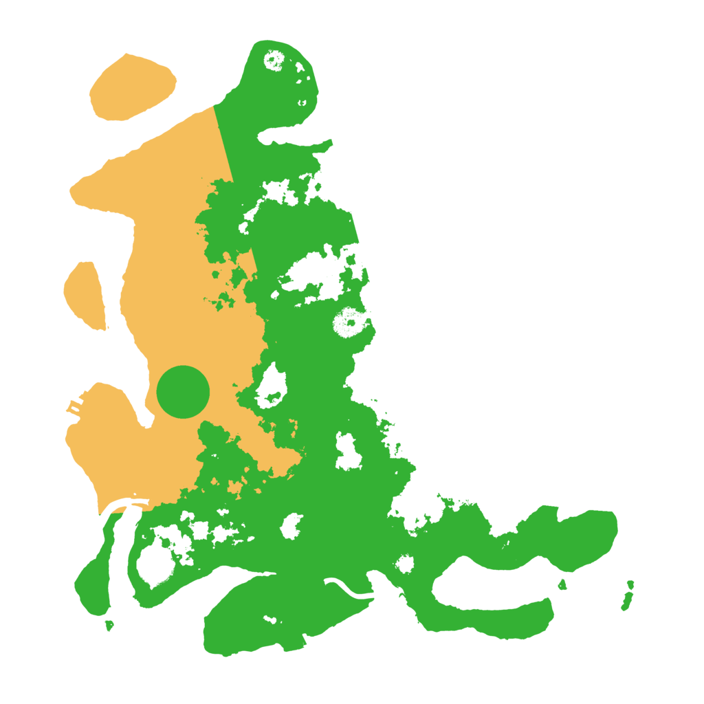 Biome Rust Map: Procedural Map, Size: 3500, Seed: 1191991174
