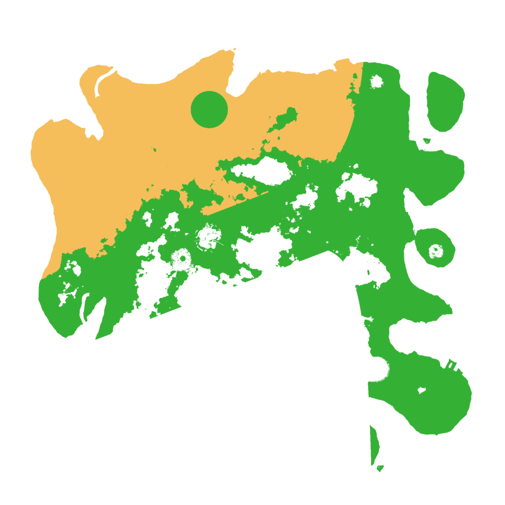 Biome Rust Map: Procedural Map, Size: 3600, Seed: 65483072