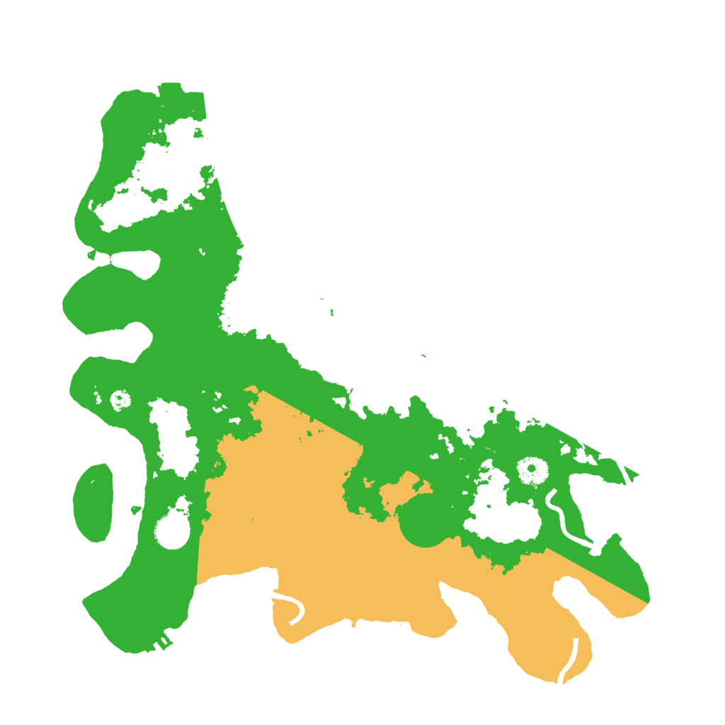 Biome Rust Map: Procedural Map, Size: 3650, Seed: 60120481