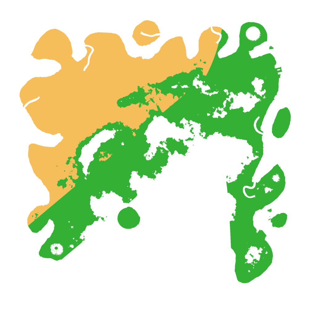 Biome Rust Map: Procedural Map, Size: 3950, Seed: 78577642