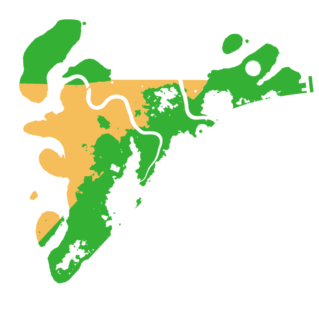 Biome Rust Map: Procedural Map, Size: 3650, Seed: 98344516