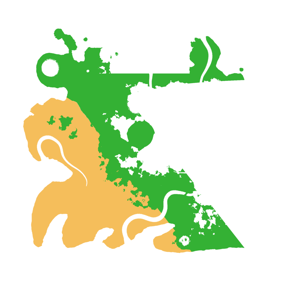 Biome Rust Map: Procedural Map, Size: 3000, Seed: 418383929