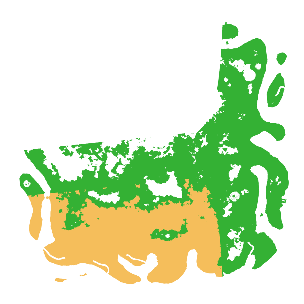 Biome Rust Map: Procedural Map, Size: 4600, Seed: 372727372