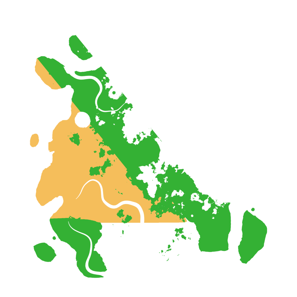 Biome Rust Map: Procedural Map, Size: 3500, Seed: 2046739294
