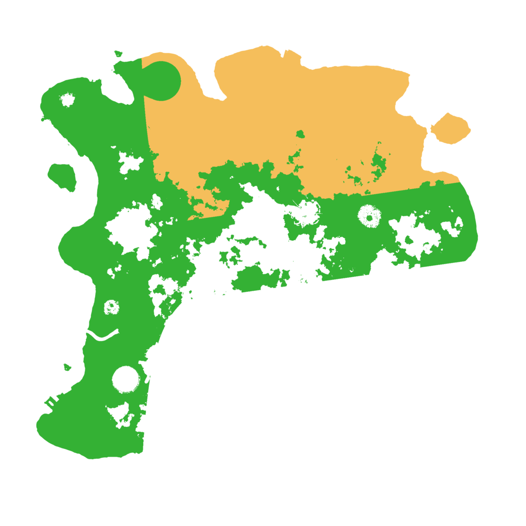 Biome Rust Map: Procedural Map, Size: 3500, Seed: 781668793