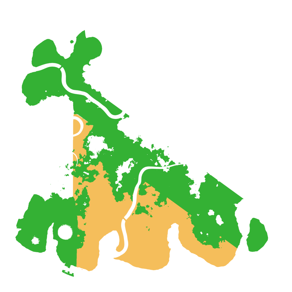 Biome Rust Map: Procedural Map, Size: 3500, Seed: 61564629