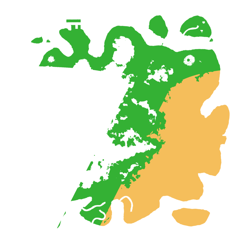 Biome Rust Map: Procedural Map, Size: 3500, Seed: 1868049730
