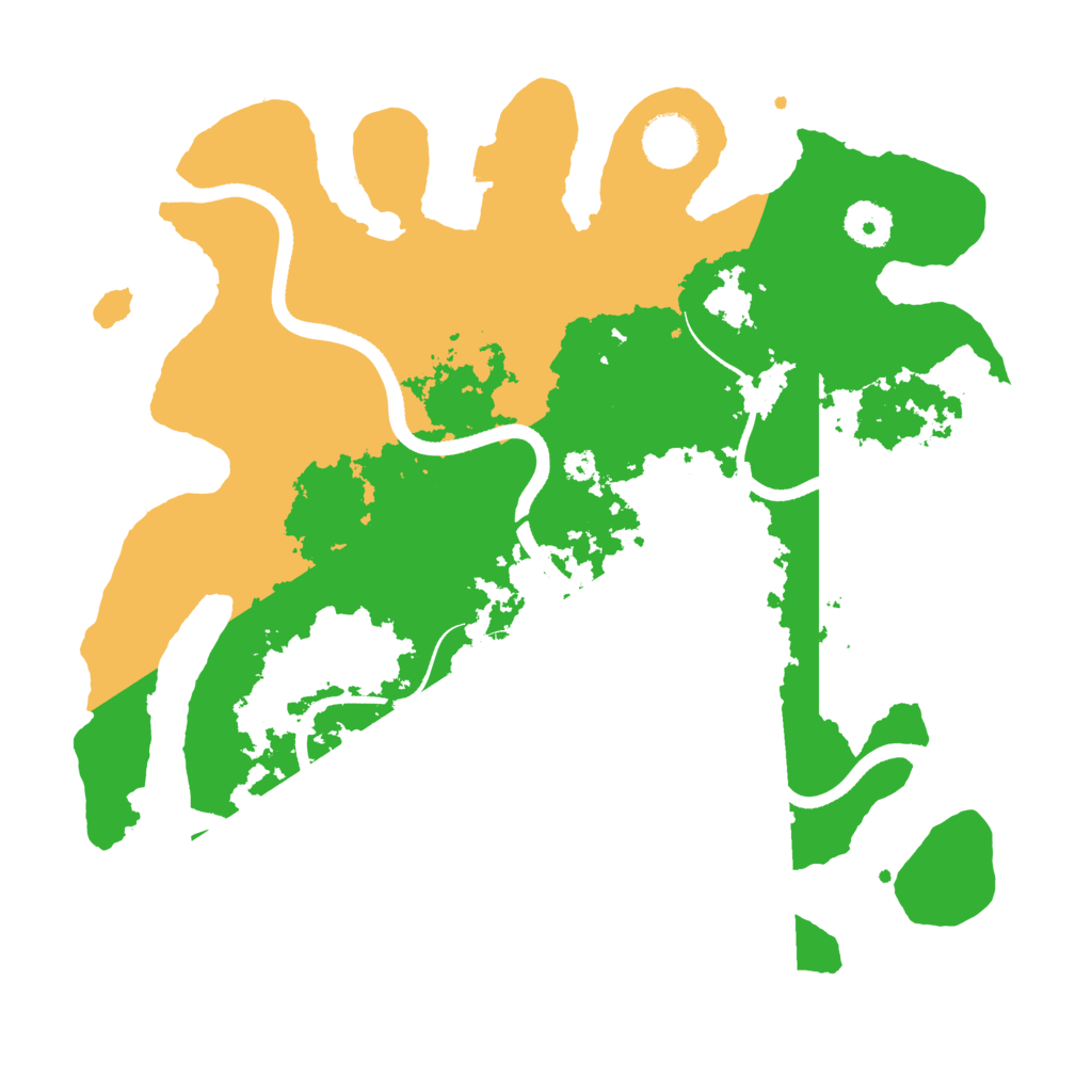 Biome Rust Map: Procedural Map, Size: 3500, Seed: 356778433