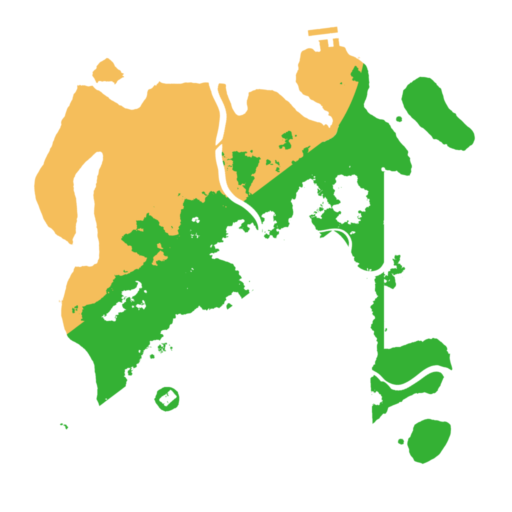 Biome Rust Map: Procedural Map, Size: 3500, Seed: 1413477725