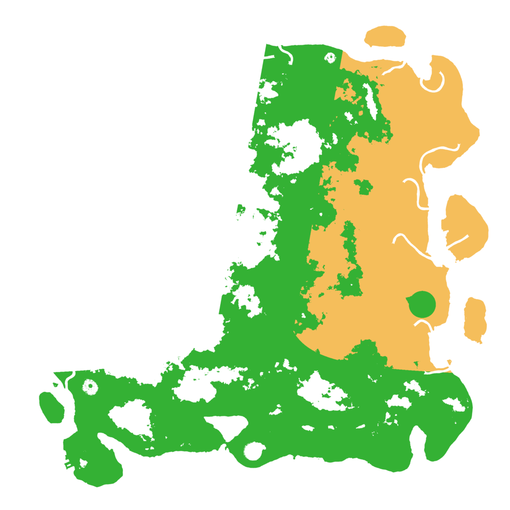 Biome Rust Map: Procedural Map, Size: 5000, Seed: 120867095