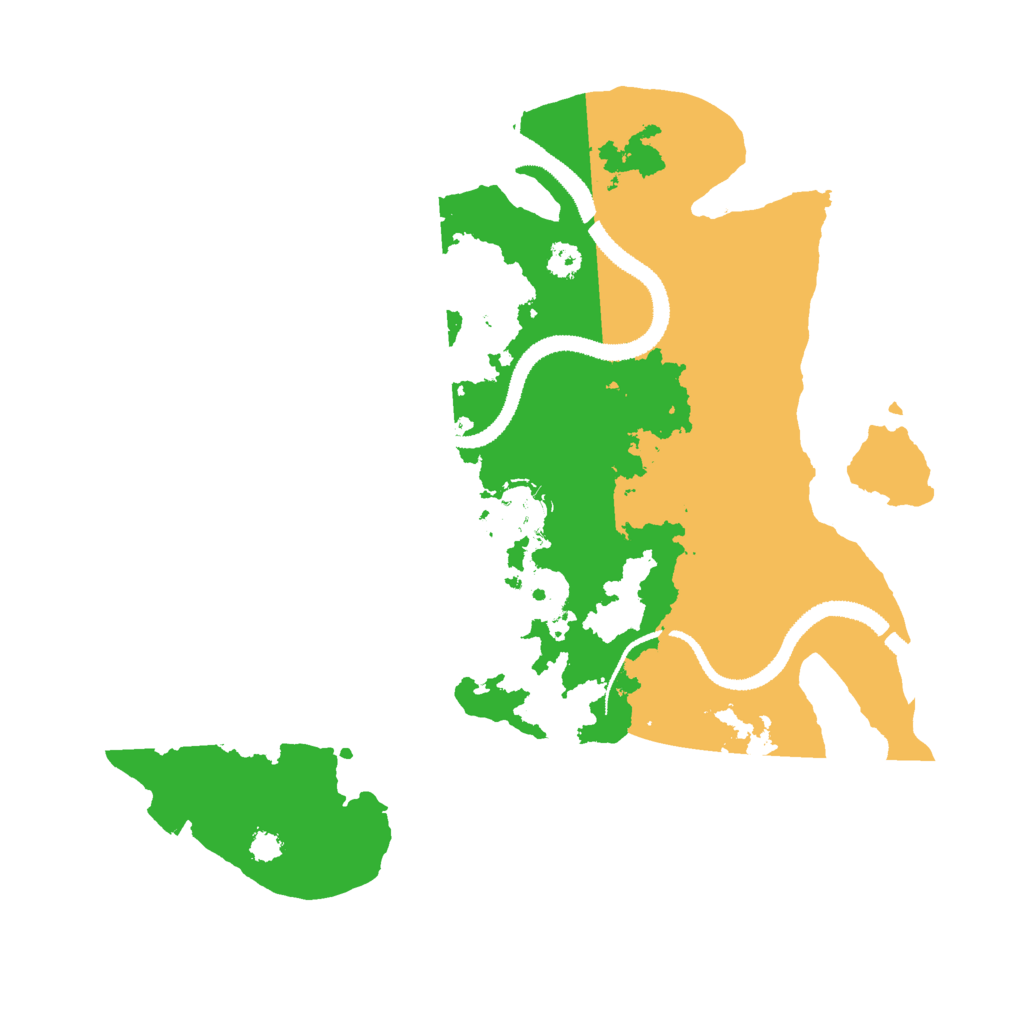 Biome Rust Map: Procedural Map, Size: 3000, Seed: 956921506