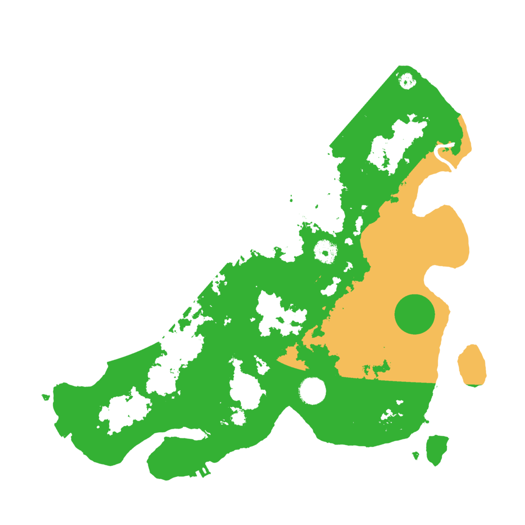 Biome Rust Map: Procedural Map, Size: 3450, Seed: 91353561