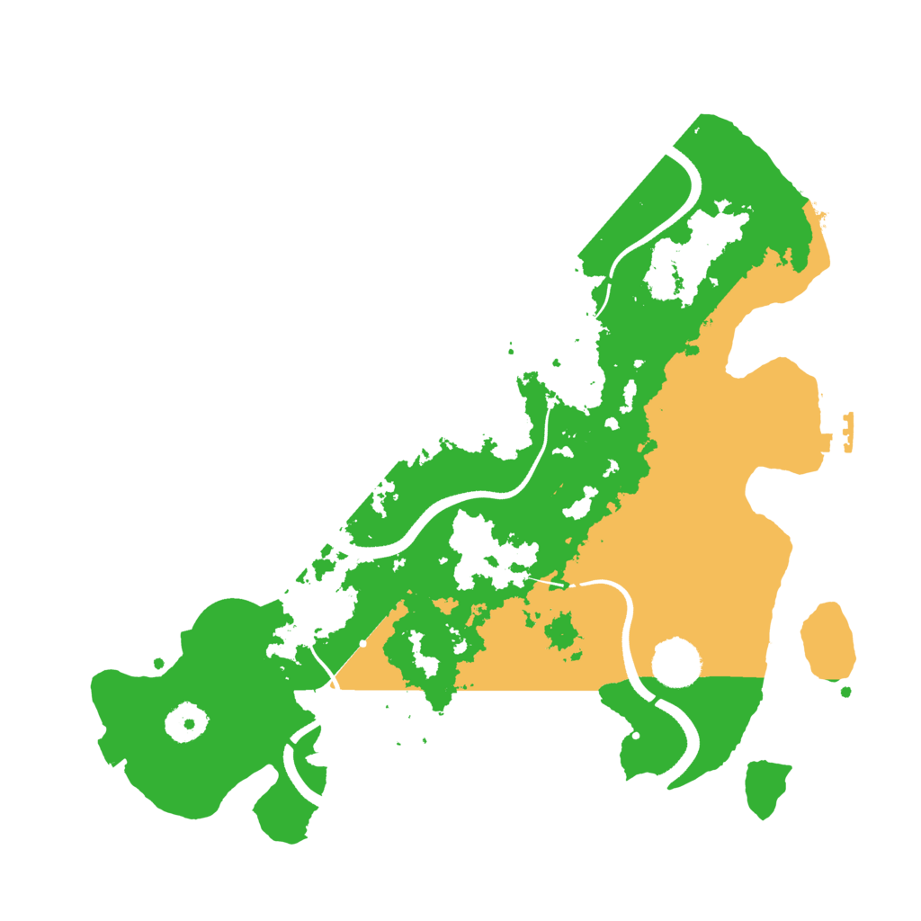 Biome Rust Map: Procedural Map, Size: 3450, Seed: 91353561