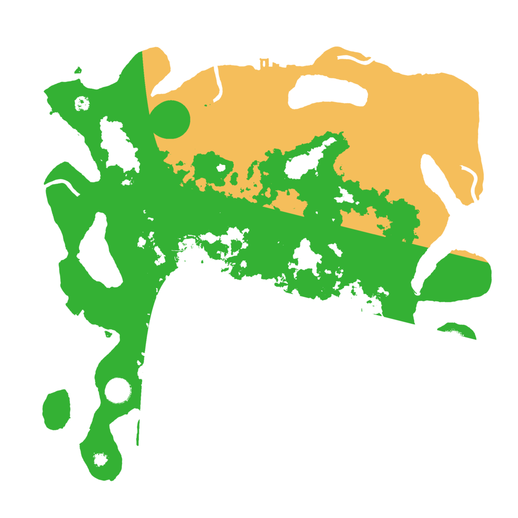 Biome Rust Map: Procedural Map, Size: 3550, Seed: 92614667