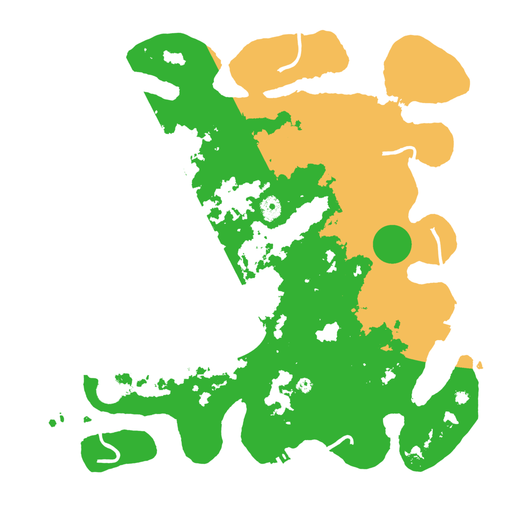 Biome Rust Map: Procedural Map, Size: 3500, Seed: 1988446990