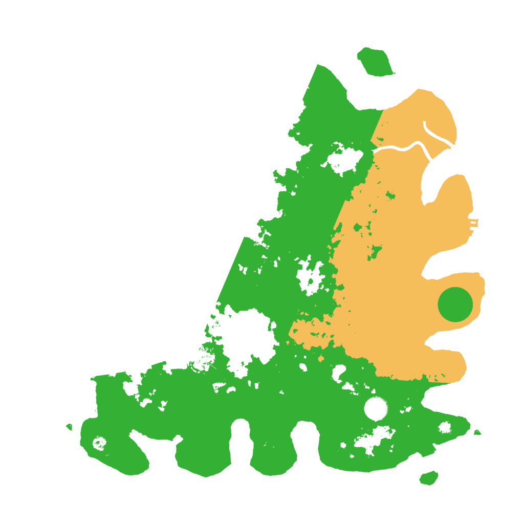 Biome Rust Map: Procedural Map, Size: 3950, Seed: 78061914